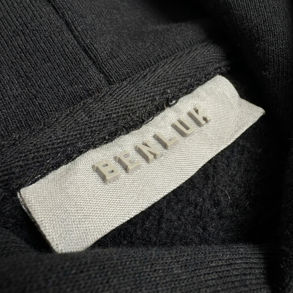 BENLUK Heavyweight Hoodie — Black