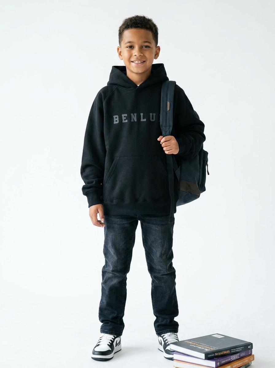 BENLUK Heavyweight Hoodie — Black