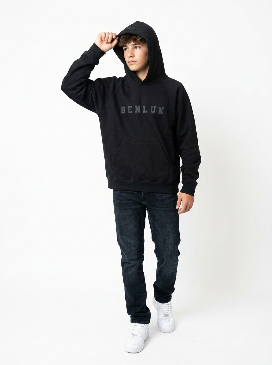 BENLUK Heavyweight Hoodie — Black
